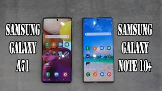 Samsung Galaxy A71 vs Samsung Galaxy Note 10 Plus | SpeedTest and Camera comparision