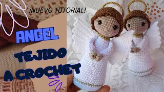 ÁNGEL TEJIDO A CROCHET. PASO A PASO