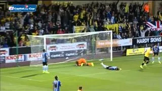 BURTON ALBION 2 WIGAN ATHLETIC 1 –  CAPITAL ONE CUP FIRST ROUND HIGHLIGHTS 12/08/2014