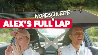 Alex Albon's Nordschleife Hot Lap With Liam Lawson In the Passenger Seat