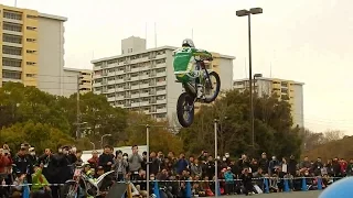 大阪モーターサイクルショー2017/爆笑とすご技のトライアルデモンストレーション(2017.3.18)