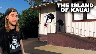 Kanaan Skating the Island of Kauai!