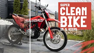 How to detail enduro motorcycle properly? How to clean bike before sell? 5 steps to done it well!