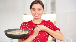 Risotto! So few people cook rice! A very tasty Italian dish. mushroom risotto recipe