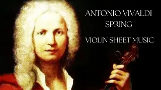 Vivaldi | Spring Violin Sheet Music