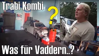 Trabant Kombi Scheunenfund erster Start und Aufräumaktion, ist das was für Vaddern?