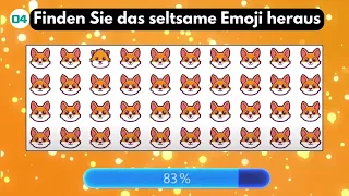 Erraten Sie das Emoji-Rätsel: Einfach, Mittel, Schwer! 🤔🔍 #EmojiRätsel #RätselChallenge