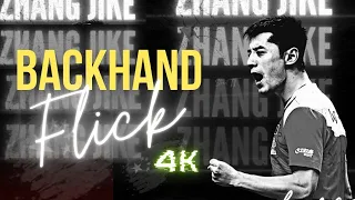 [4K] Zhang Jike's Backhand Flick | Table Tennis | Street TT