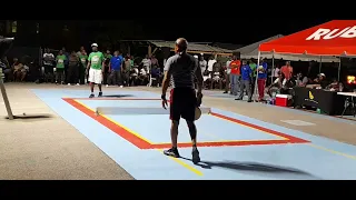 Adrian Skeete vs Wayne Johnson Village camp semifinals 2024.Punchers sports TV production.