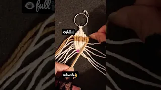 How do you make 🐟 keychain?#youtubeshorts #shorts #viral #macrame