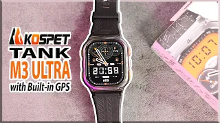 Kospet Tank M3 Ultra Rugged Smartwatch | Full Review | Built-in GPS, US MIL-STD Tests & Waterproof!🔥