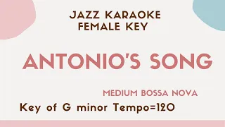 Antonio's song - Bossa Nova Jazz KARAOKE (Instrumental backing track)