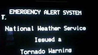 A Real EAS Tornado Warning 11/22/10 #1