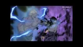 Sasuke vs raikage - linkin park breaking the habit