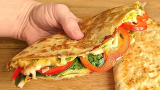 Incredibly Quick Breakfast Ready in 10 Minutes❗️ 🔝 3 Easy and delicious tortilla recipes!