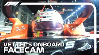 Blink and You'll Miss It! Facecam with Sebastian Vettel | 2019 Singapore Grand Prix