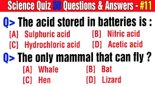 50 Science General Knowledge GK Questions Answers on BIOLOGY | Science Trivia | Science GK | Part-11