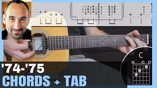 ▶ "'74-'75" Training Track - Guitar Tab & Chords