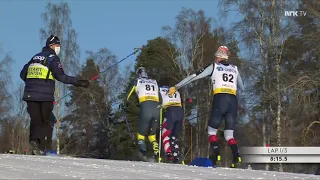 Cross country World Cup 20-21, Falun, 15 classic, mass start, men (Norwegian commentary)