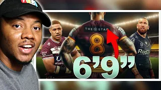 NFL FAN REACTS To Top 10 BIGGEST NRL Players | NRL 2024