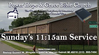 PHGBC Sunday Live Stream Service 11:15AM  04-24-2022