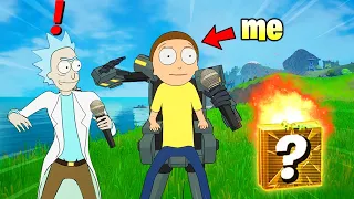 I Pretended to be MORTY in Fortnite