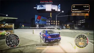 Nfsmw Remastered 2022 - Chasing Cops at Night Ultra Graphics Realistic