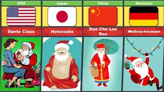 Different name of Santa Claus in different countries