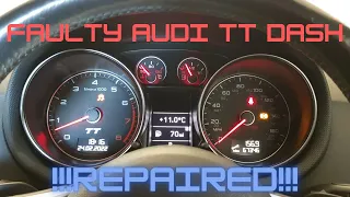 UPDATED!! Audi TT dash not working