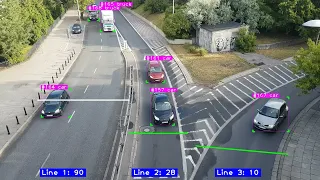 Count vehicle on multiple lane - Computer Vision - Ep.5 - End