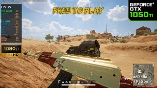 PUBG: Free to Play GTX 1050 Ti ft i5 2400 (1080p)