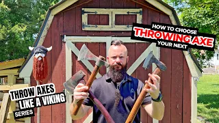 How to throw an axe like a viking! Part 1:Choosing a throwing axe #axethrowing #axe #vikings #skills