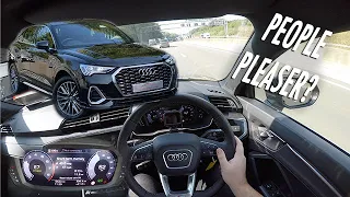 2020 Audi Q3 Sportback DRIVING POV/REVIEW