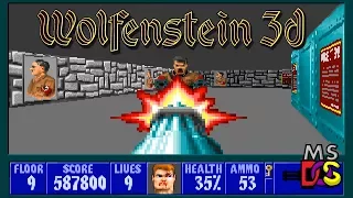 Wolfenstein 3D (1992) MS-DOS Longplay