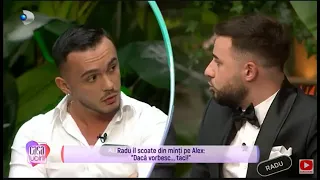 Casa Iubirii - Voturile lovesc fulgerator! Radu il scoate din minti pe Alex: ,,Daca vorbesc...taci!"