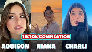 Niana Guerrero Vs Charli D’amelio & Addison Rae TikTok Challenge Compilation (February 2021)