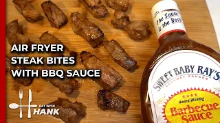 Air Fryer Steak Bites With BBQ Sauce Recipe