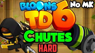 BTD6 - Chutes - Hard | No Monkey Knowledge (MK) (ft. Quincy)