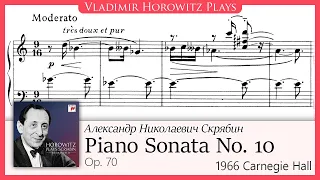 Scriabin: Piano Sonata No. 10, Op. 70 [Horowitz 1966]