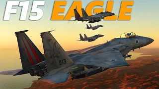 DCS: Israeli F15C 'BAZ' vs Syrian MIGs in Lebanon | Historcal engagement | Digital Combat Simulator