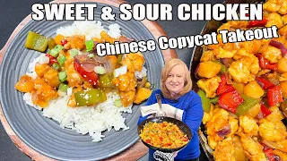 SWEET & SOUR CHICKEN Chinese Copycat Takeout Recipe