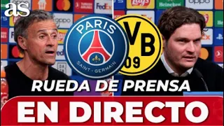 LUIS ENRIQUE EN DIRECTO, RUEDA PRENSA tras la DEBACLE en el PSG - DORTMUND