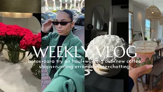 VLOG|ZARA TRY ON HAUL+NEW COFFEE SHOPS+COOK W/ME+FIT GIRL ERA+BOTOX+RUN ERRANDS W/ME|Briana Monique’