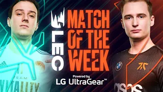 LG UltraGear Match of the Week: Vitality vs Fnatic | 2022 #LEC Spring Week 1