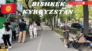 Bishkek walking tour |4k| 🇰🇬 #kyrgyzstan