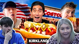 Brits go to Costco for the first time! ft. Zach King! British Family React!