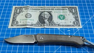 I don't give two bucks, the knife has to be good.😜