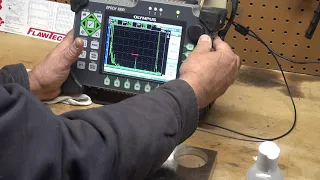 UT Angle Beam Calibration Using IIW Type 2