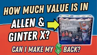 I Am Going to Try To Make All My $$$ Back On THIS 2023 Topps Allen and Ginter X Hobby Box!