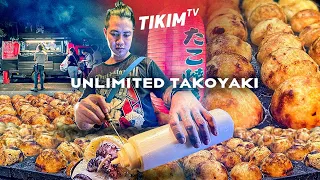 UNLIMITED TAKOYAKI, 150 pesos lang w/ FREE Iced Tea pa | MANILA STREET FOOD | TIKIM TV